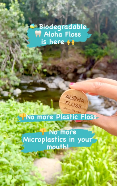 Did you know that most floss is made of plastic? Even if it’s recycled plastic, it’s still plastic? And who wants plastic in their mouth and microplastics between their teeth?