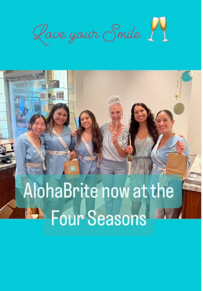 💕 Mahalo to the amazing Four Seasons team for giving AlohaBrite a warm welcome! 🥂 We are so excited to offer our Eco Friendly Zero Waste smile care products at the Luxurious Four Seasons. 🦷 💕 🐠