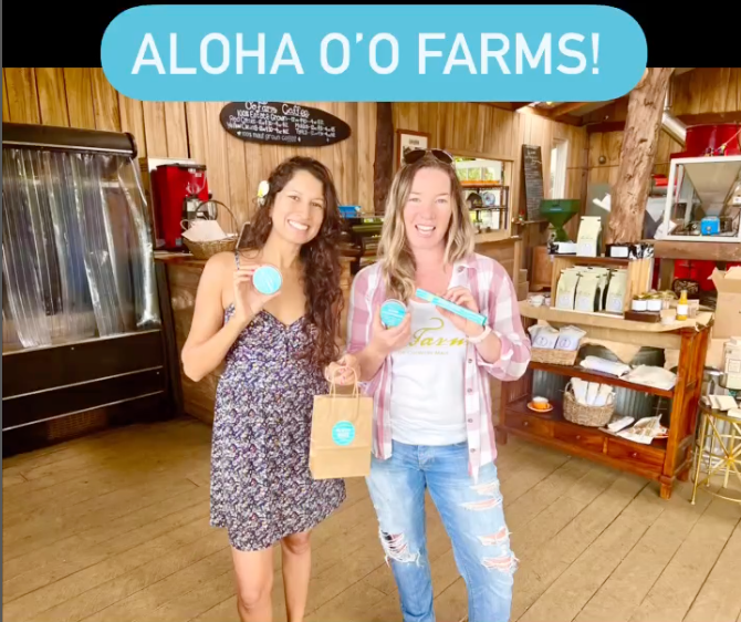 💕 Mahalo to the awesole O’O Farm Maui team for giving AlohaBrite a warm welcome!