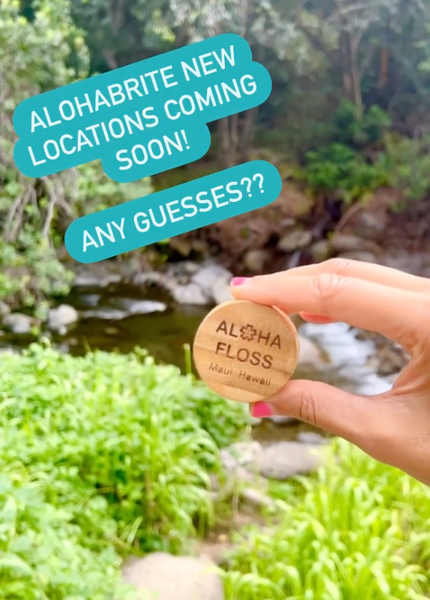 New locations where you can find Alohabrite on Maui! Any guesses? 🤔🦷💕