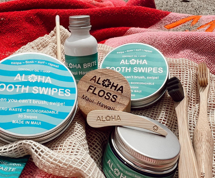 July 31, 2023 THE GANGS ALL HERE ☀️ and ready to keep you smiling bright all summer and beyond.   If you can’t decide on which product to get, we offer the ALOHA BRITE SMILE SET✨