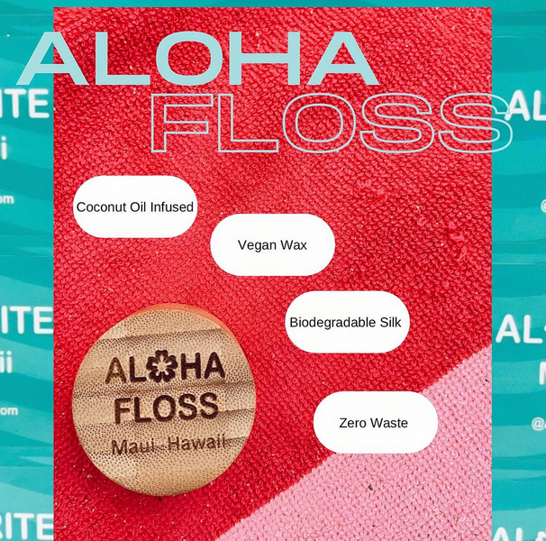 August 2, 2023 Why do we love our ✨ALOHA FLOSS ✨ , we’ll for starters we are the worlds first hydroxyapatite infused biodegradable floss in addition to the 4 points above ☝🏽.