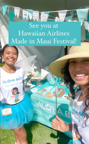 November 3, 2023 ~ 🛍️🦷💕 Can’t wait to see you today and tomorrow at the Hawaiian Airlines Made on Maui Festival! At the MACC!