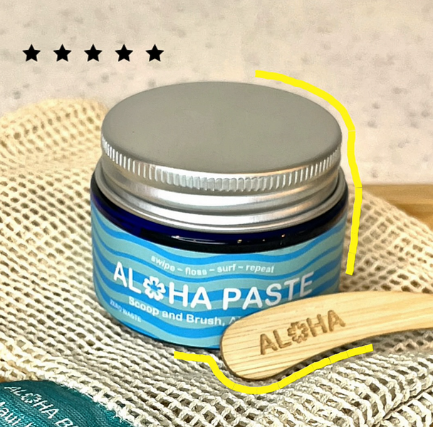 December 10, 2023 ~ Therapeutic Topical Healing Paste 🦷✨  〰️ HOW DO YOU USE IT? Dip toothbrush into Aloha Paste. Brush and Smile! You may also use the bamboo scoop to apply the paste to the brush