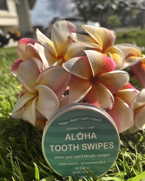 October 3, 2023 ~ ALOHA 💕✨🦷 It just feels like a swiping kind of morning   World’s first Bioactive, Biocompatible, Alkaline, Maui Dentist Designed smile care product infused with coconut oil and bio-available nano-hydroxyapatite (no badditives) 🙌🏽