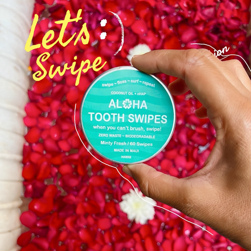 February 23, 2024 ~ Swipe - hold - swipe or wrap swipe around finger. Gently swipe over teeth and gums to remove plaque, stains and shine the teeth.  Making cleaning your teeth easy, especially on the go!