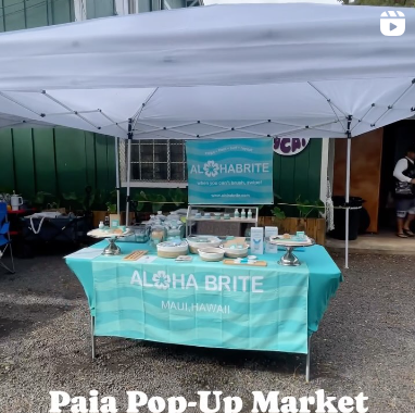 March 10, 2024 ~ Stop by and visit us at the pop up market today in Paia, at Waikomo Shave Ice (across from the big parking lot)