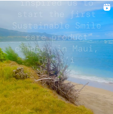 May 7, 2024 ~ 🌊 This is what inspired us to start the First Sustainable Smile, care, product company in Maui, Hawaii. Will you join our mission? 🐠 💗 🦷