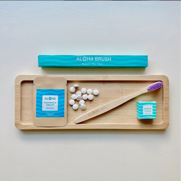 September 13, 2024 ~ The perfect 🤩 morning routine!  Floss first with our 🌟AlohaBrite Floss and then brush with our 🌟AlohaBrite Toothpaste Tablets and our 🌟AlohaBrite Toothbrush!