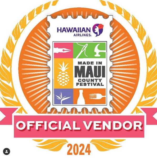 September 20, 2024 ~ November is just around the corner and we are gearing up to be out at the @madeinmauicountyfestival 11/1 + 11/2 !!!